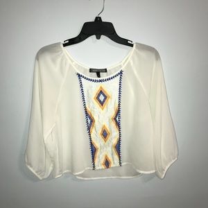 White Crop Top